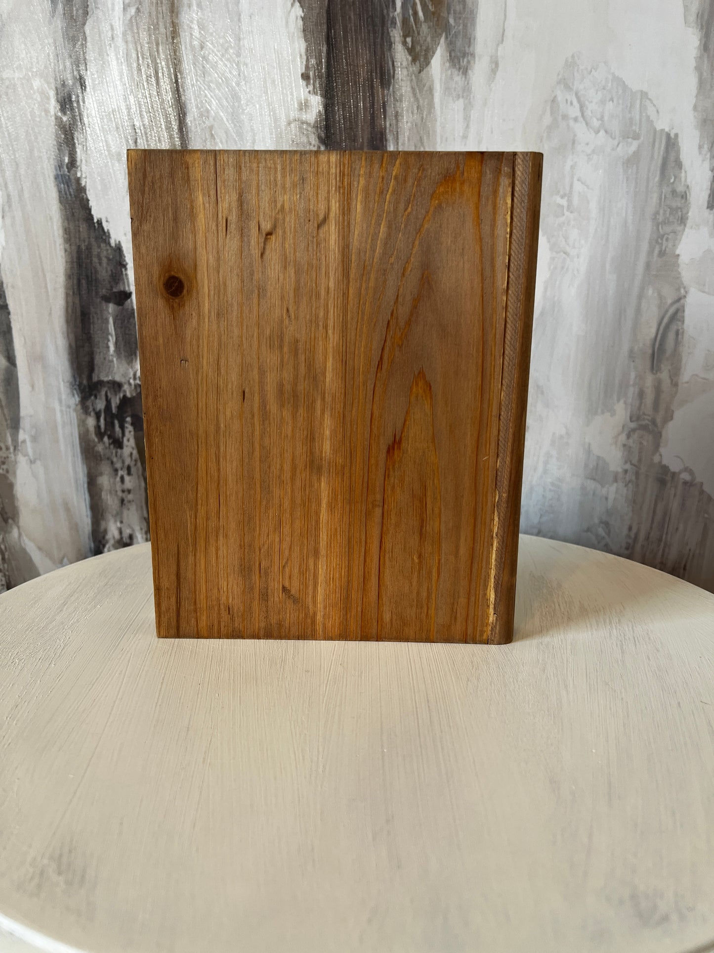 Handcrafted Engraved Wooden Keepsake Box