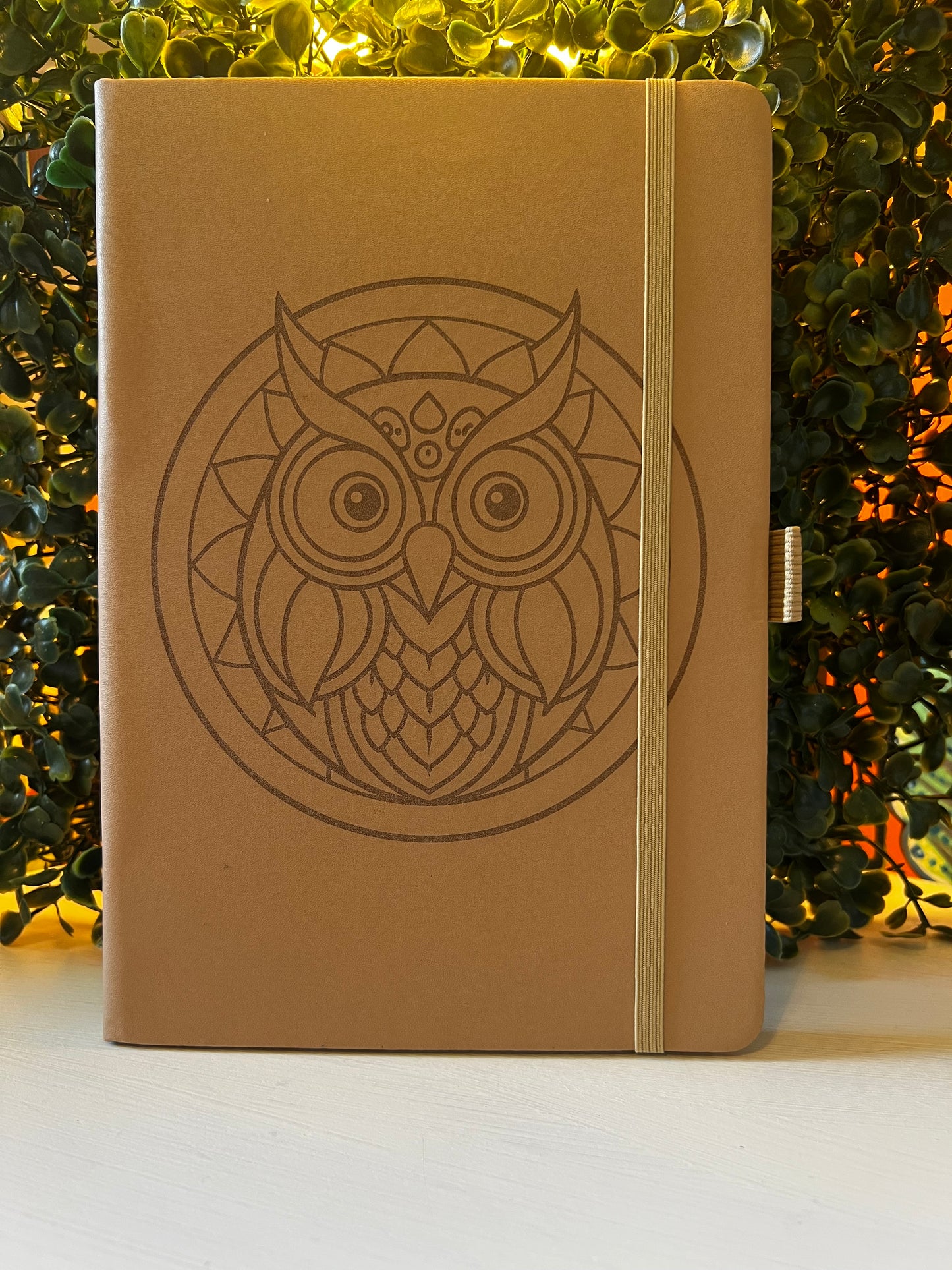 Engraved Owl Journal